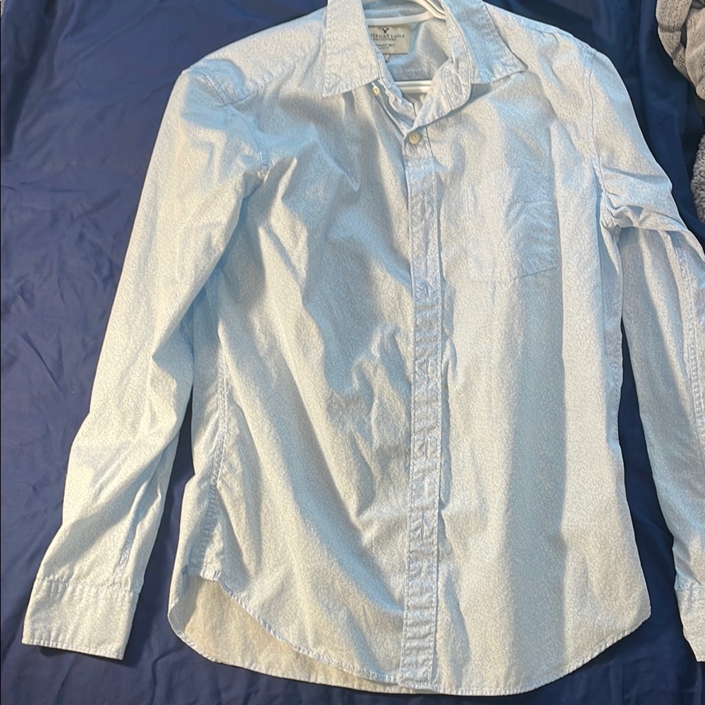 American Eagle Beach Button Down - image 1